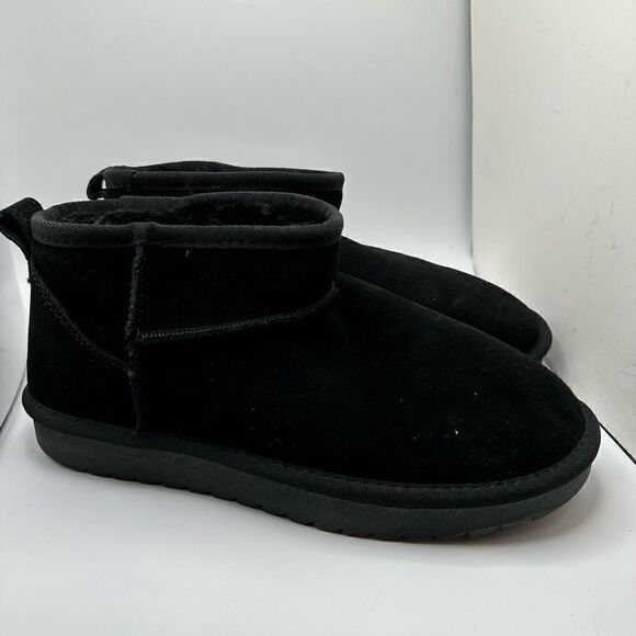 CUSHIONAIRE Women's pull on boot 10 BLACK - Picture 1 of 7